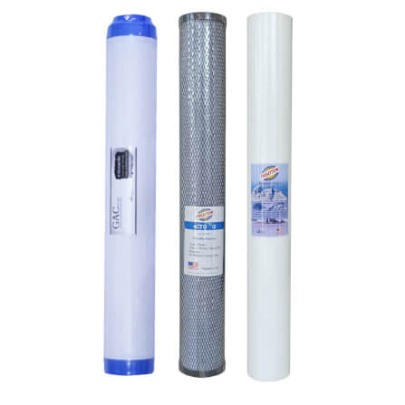 ไส้กรองน้ำ 3 ขั้นตอน PP/CTO/GAC TREATTON รุ่น FTT-PPCTOGAC20 ขนาด 20 นิ้ว _1